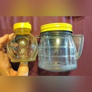 Vintage Anchor Hocking Osterizer Mini Storage & Salt Shaker     3/24
